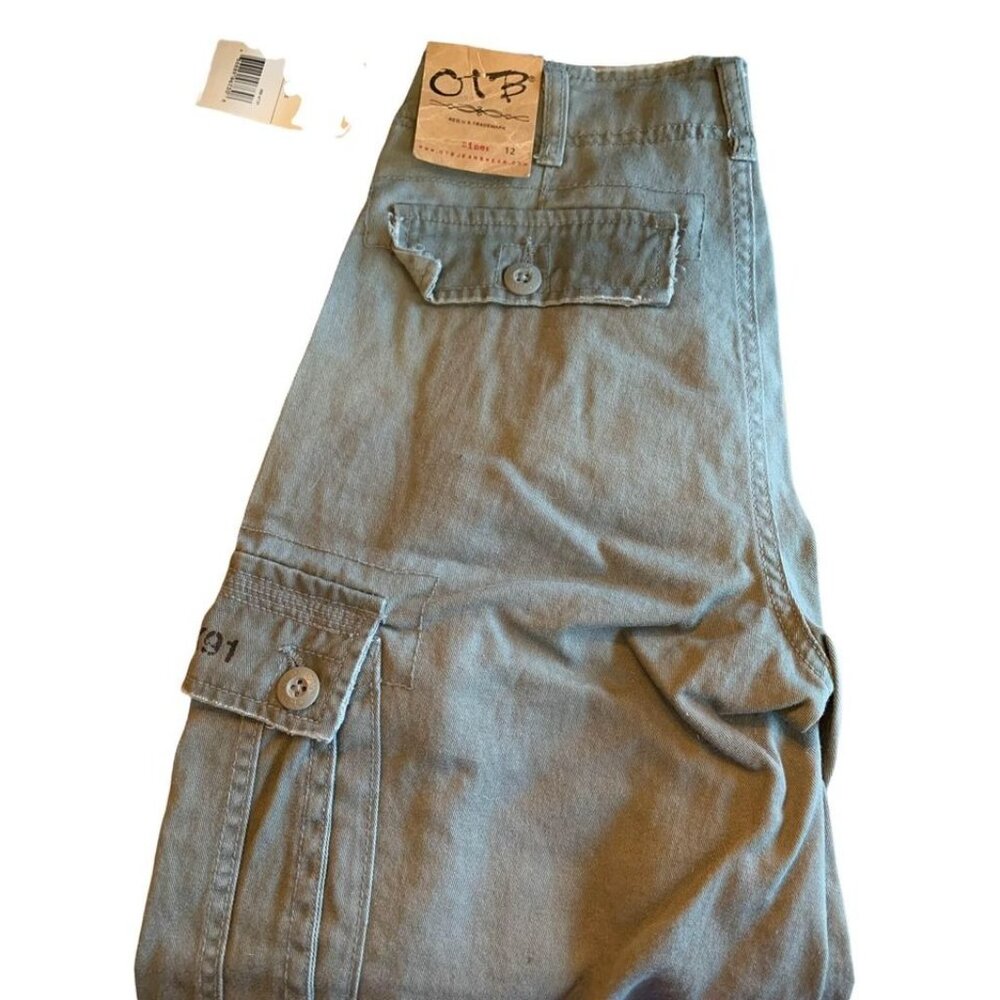 👗 2/$30 👗 New OTB Jeansware Sage Jean Cargo Shorts size 12